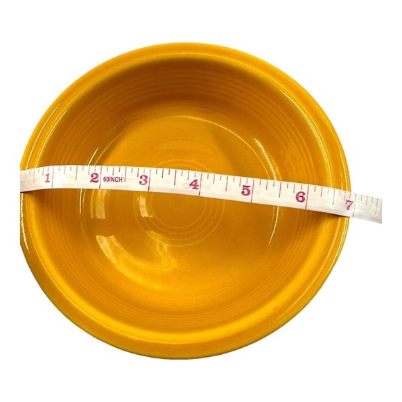 19 OZ. MEDIUM CEREAL SOUP BOWL Daffodil 6 7/8" FIESTA Lot Of 3 - Picture 8 of 10